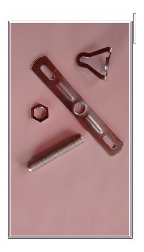 Caixa 10 Kits Ganchos Para Suporte + Niple 10cm Travessa 0