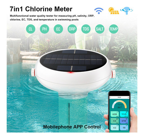 Medidor Inteligente De Cloro, Wi-fi, 7 Em 1, Ph, Orp, Ce, 1