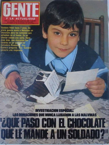 Gente Julio 1982 Malvinas Gustavo Gabriel Vidal Walsh 0