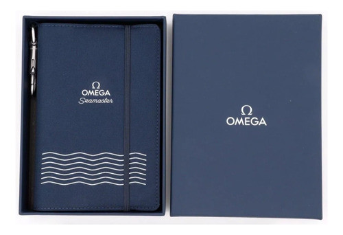Libro De Notas Omega Seamaster Waterproof Caja+lapiz+bolsa 0