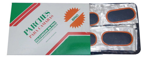 Parches Brio Para Camara Ovalados 65 X 30mm Ideal Gomerias 0