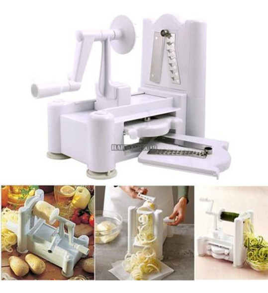 Cocina Herramientas Espiral Huller Spiralizer Veggie Interru 1