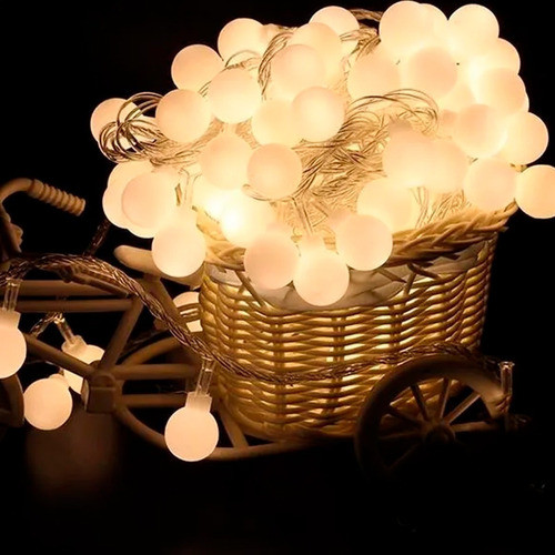Tira Guirnalda Led 9 Mts Blanco Cálida 100 Luces 1