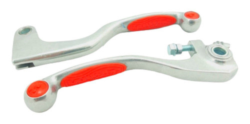 Set manijas Wirtz con grip rojo Honda crf 250/450 (07) 0