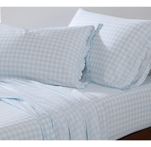 Shabby Chic® - Sábanas Gemelas, Juego De Cama De Algodón Org 0