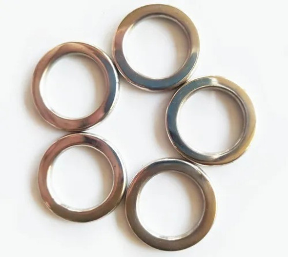 Argola Inox Numero 15 Chata 5 Unidades 0 Argola Inox Numero 15 Chata 5 Unidades 0