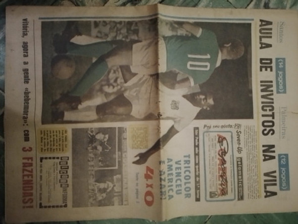 Diario A Gazeta Esportiva - Pele - Santos - Año 1965 0 Diario A Gazeta Esportiva - Pele - Santos - Año 1965 0