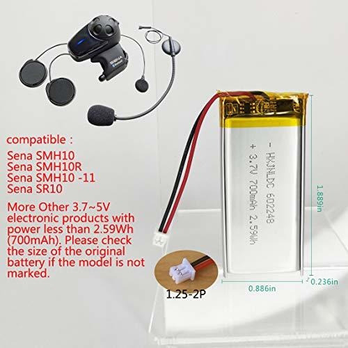 Bateria 602248 3.7v Para Sena Smh10 Smh10r Smh10d Smh10-11 1