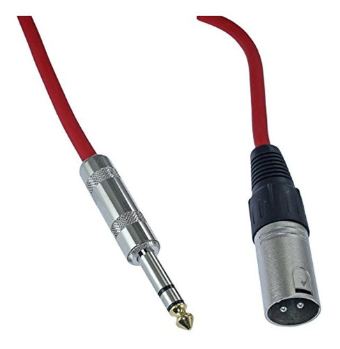 Mcsproaudio Trs De 1/4  A Xlr Macho De 3 Pines Pro Audio Pat 1