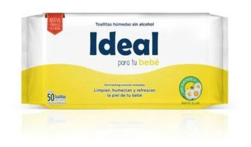 Ideal Toall. Manzanilla X 50 Unid Bebé/ Adulto 0