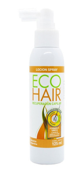Eco Hair Loción Anticaída Crecimiento Capilar Cabello 125ml 1