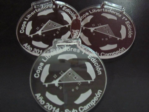 Medallas De Acrilico En 5cm X 73 Unidades - Premios - Torneo 1