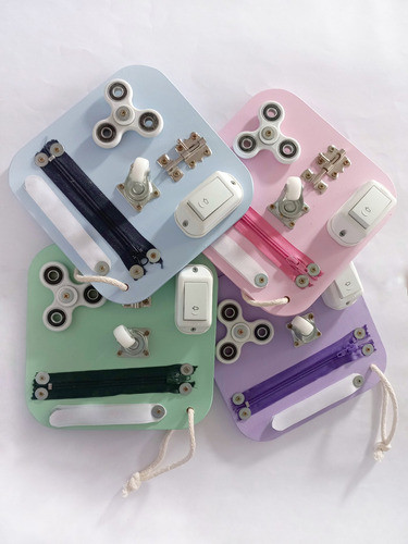 Tabla Panel Tablero Sensorial Didactico Montessori Artesanal 0