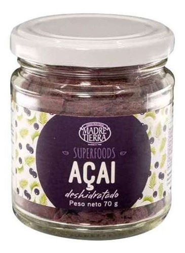 Acai Deshidratado Madre Tierra 70g 0