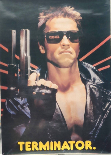 Terminator I Y Ii  - 2 Poster Cartel Lamina Grande Vintage 0