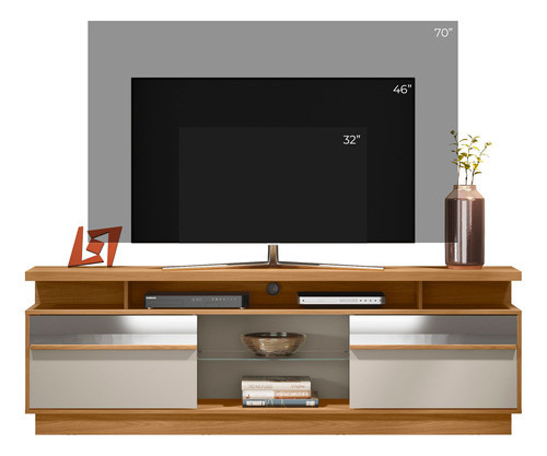Rack Mesa De Tv 65 Hasta 200 Cm Aparador Panel Recife 1