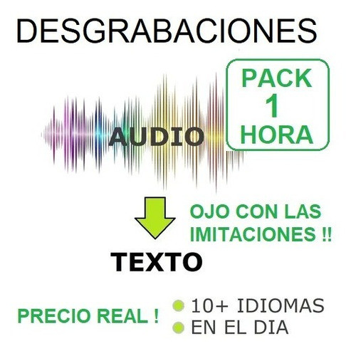 Desgrabaciones De Audio A Texto / Transcripciones 0