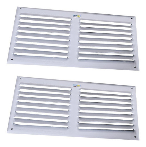 Pack 2 Rejillas De Ventilación De Gas 15 X 30 Aprobada 0