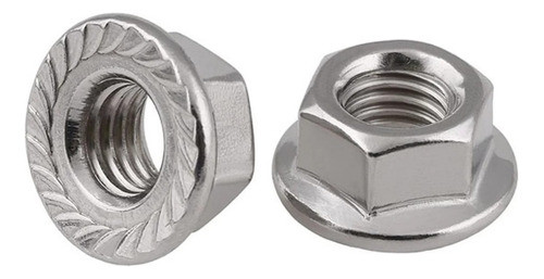 Tuerca Hexagonal Con Ala Flange M10 Caja Por 25u. 0