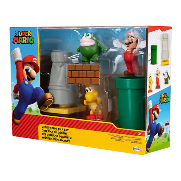 Set Super Mario Bros Diorama Desierto Universo Binario 0