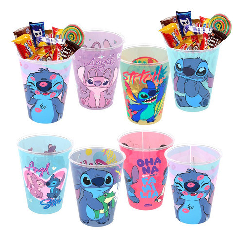 Kit 50 Copos Do Stitch Festa Infantil Decoração Lembrancinha 0