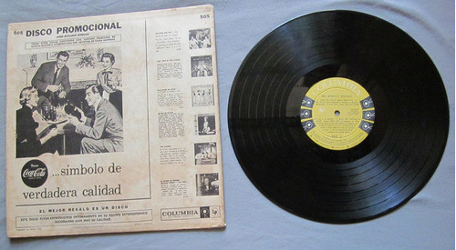 Antiguo Disco Vinilo Coca Cola Mas Refrescos Musicales 1