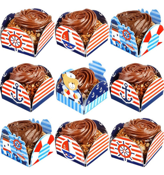 50 Unidades - Forminha Especial Para Doces - Marinheiro 0