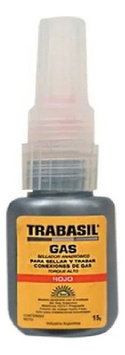 Trabasil Gas Rojo Sellador Anaerobico Para Sellar Y Trabar C 0