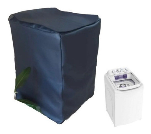 Capa Máquina De Lavar Couro Impermeável 14 A 17kg 0
