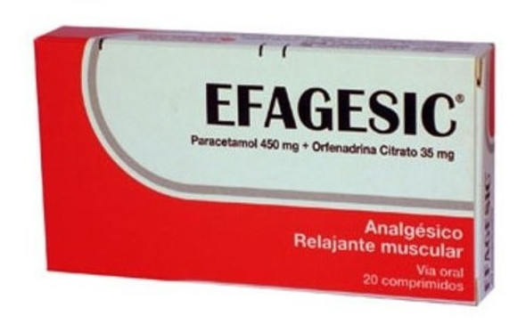 Efagesic 20 Comprimidos 0