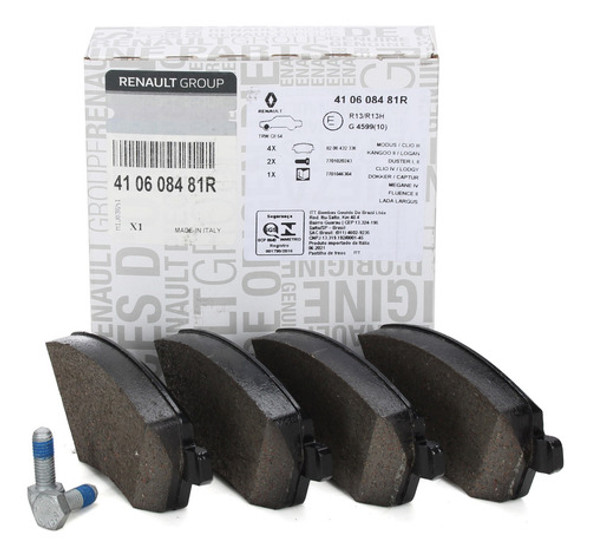 Pastilhas De Freio - Dianteiras Renault Duster 2017 A 2022 0