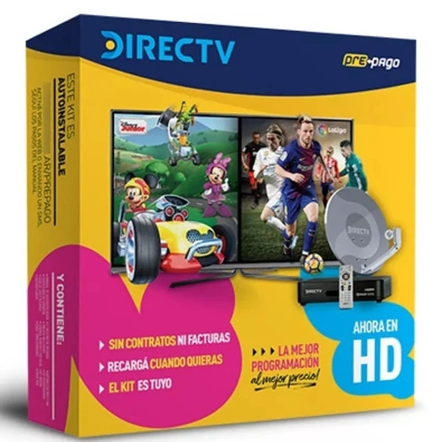 Kit Prepago Directv Full Hd Envio Gratis. Antena De 60cm 0