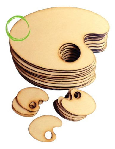 Paleta Pintor Fibrofacil Mdf 10cm X 25 Unidades 0