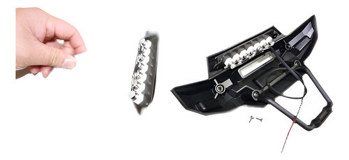 Monte Parachoques Delantero 7 Barra De Luz Led Lámpara Para 0