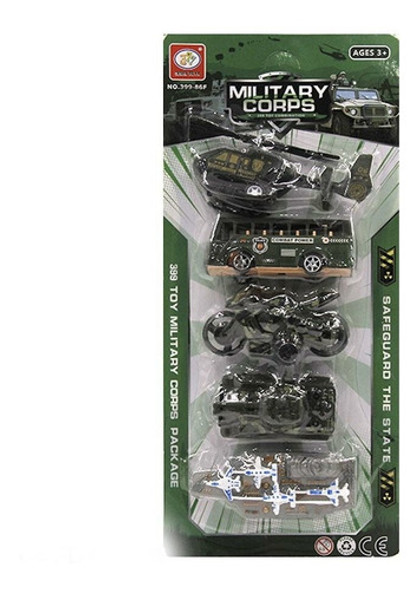 Set Militar Soldaditos + Vehículos Tanque Bus Portaaviones 1