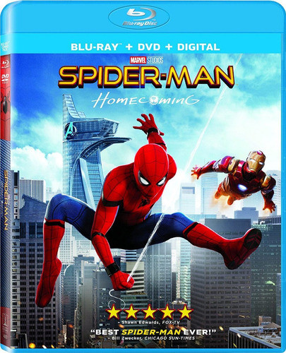 Spiderman De Regreso A Casa Combo Blu-ray + Dvd Original 0