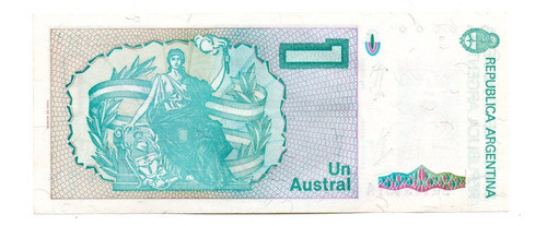 Argentina Billete 1 Austral Bottero 2802 Serie A 1986 Sc- 1