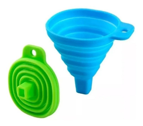 Embudo De Silicona Plegable Multifuncional Cocina 1