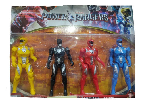 Muñecos Alternativos Power Ranger Blister X4 Articulados 0