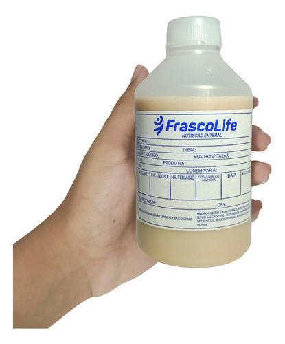 Kit 10 Frasco Nutrição Dieta Alimentação Enteral 300ml 1