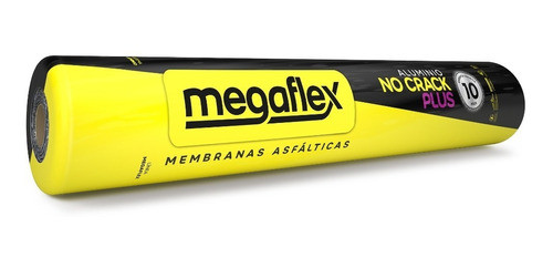 Combo 1 Membrana Megaflex No Crack Plus + Pintura Asfál. 4lt 1