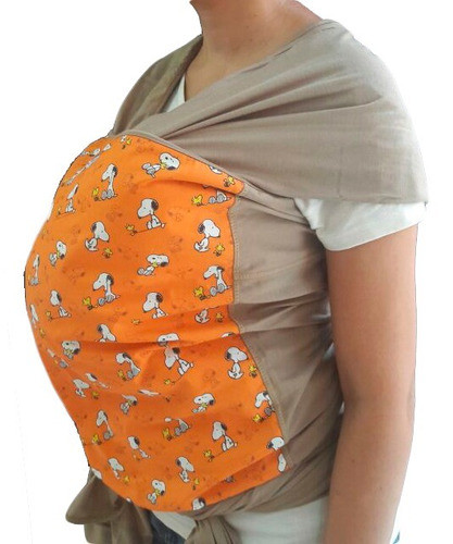 Wrap Sling Caqui/estampa Snoopy 1