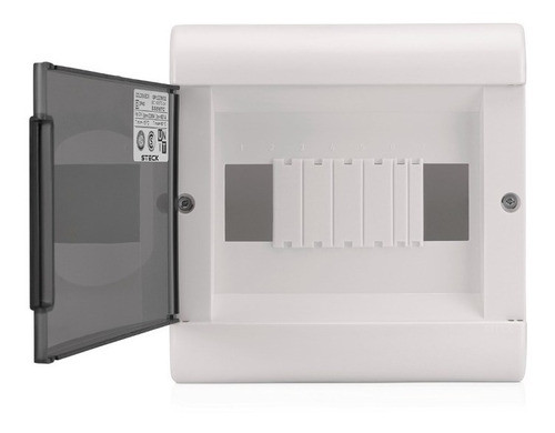 Caja Para Termicas Exterior 8 Modulos Din Tapa Transparente 1