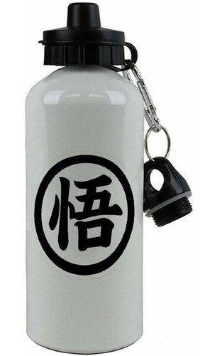 Botella Aluminio Hoppy Doble Tapa Dragon Ball Ar57 0