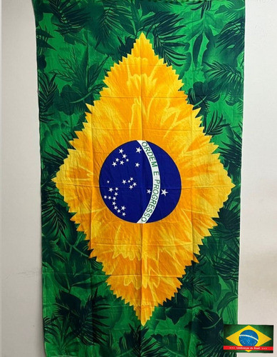 Pareo Bandera De Brasil ** Canga ** Original De Brasil!!! 0