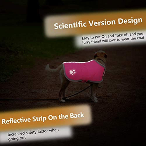 Chamarra Para Perros Para Climas Frios Reversible Forro Pol 1