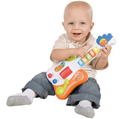 Nueva Guitarra Electronica Para Bebe Niños Winfun Rock Star 0