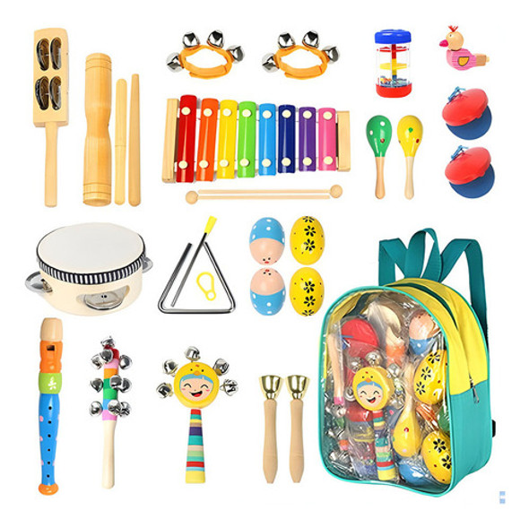 Conjunto De 22 Instrumentos De Percussão Para Crianças 0