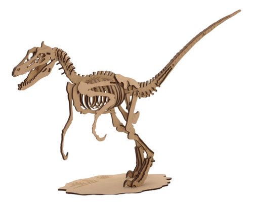 Rompecabezas Dinosaurio Velocirraptor Puzzle Madera Wa00116 0