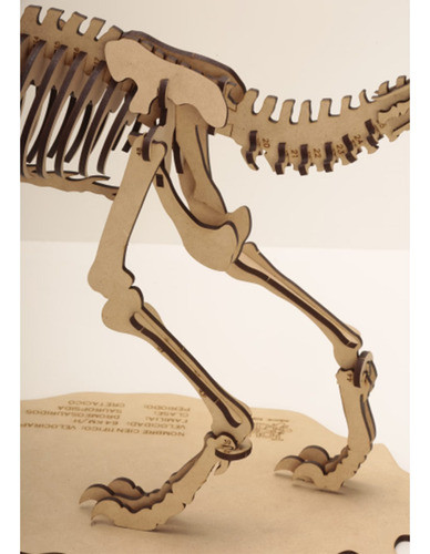 Rompecabezas Dinosaurio Velocirraptor Puzzle Madera Wa00116 1